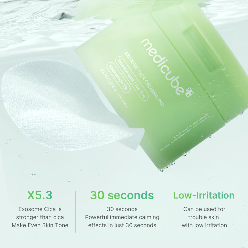 Exosome Cica Calming Toner Pads